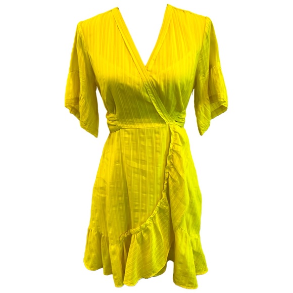 Tanya Taylor Faux Wrap Mini Dress - Picture 2 of 4